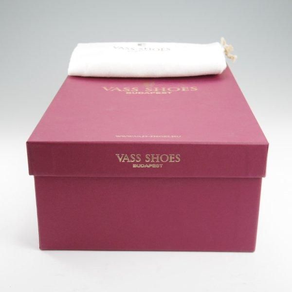 極美品★(東欧)VASS/ヴァーシュ SIZE 38.5【モデル定価￥159,500-★London 5-eyelet/プレーントゥ】BPラスト/カーフ/黒/メンズ★l764