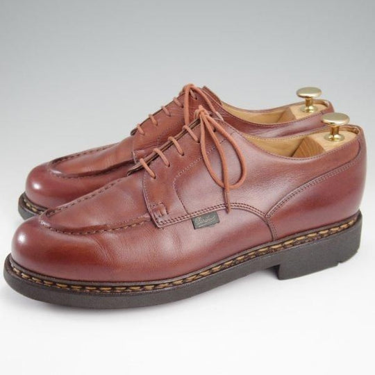 極美品★パラブーツ SIZE 8【定価￥96,800-★シャンボード/CHAMBORD】MARRON/マロン/リスレザー/TEXソール/Uチップ/茶/Paraboot★l765