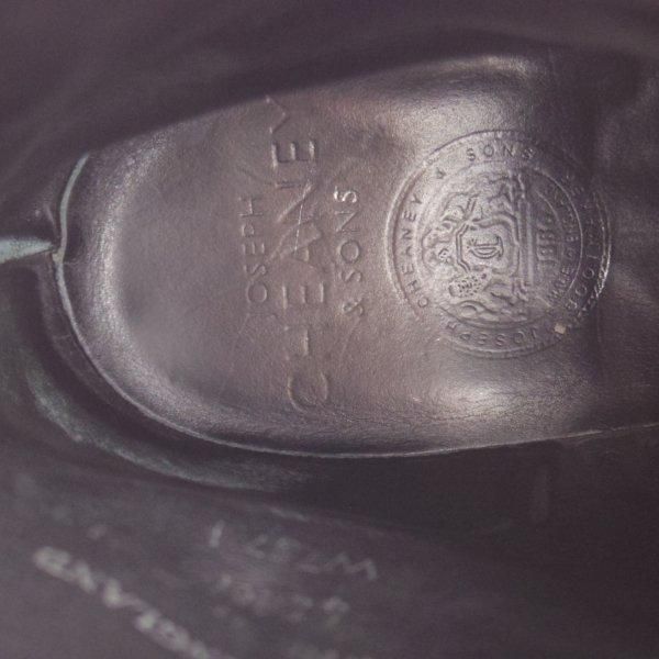 極上★(英)チーニー 6F【定価￥95,700-★ブーツ版ケンゴン/ヴェルトショーン製法】PENNINE 2 R/コマンドソール/黒/メンズ/CHEANEY★l767