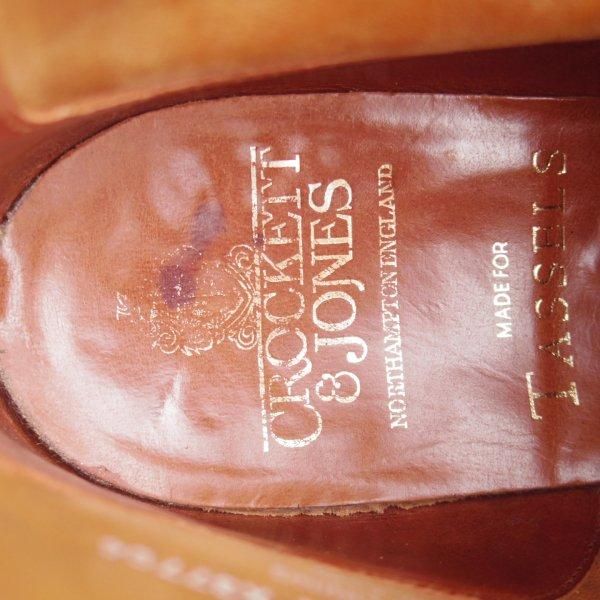 極美品★クロケット&ジョーンズ 8E【貴重★ウイスキーコードバン仕様/(香港)TASSELS別注】CHUKKA/チャッカブーツ/Crockett&Jones★l768