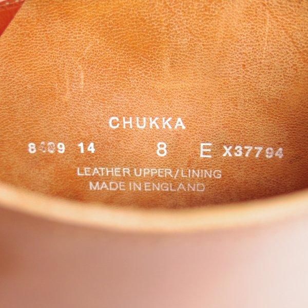 極美品★クロケット&ジョーンズ 8E【貴重★ウイスキーコードバン仕様/(香港)TASSELS別注】CHUKKA/チャッカブーツ/Crockett&Jones★l768