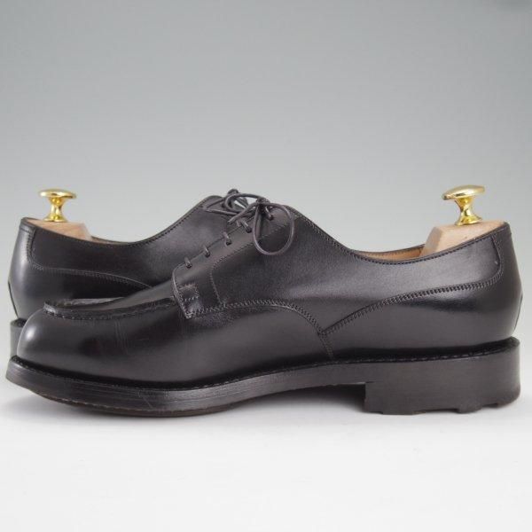 極上★J.M.ウエストン 6B【定価￥168,300-★ゴルフ/GOLF】641/31ラスト/Uチップ/ボックスカーフ/黒/メンズ/Weston/ウェストン★l774