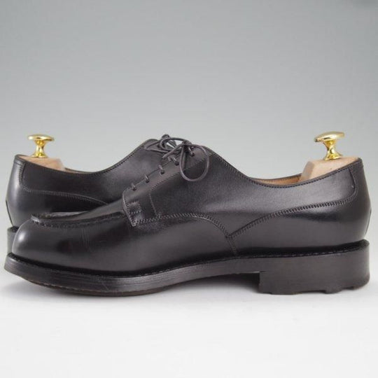 極上★J.M.ウエストン 6B【定価￥168,300-★ゴルフ/GOLF】641/31ラスト/Uチップ/ボックスカーフ/黒/メンズ/Weston/ウェストン★l774