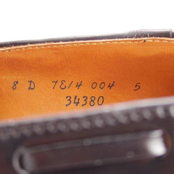 極美品★オールデン 8D【貴重★コードバン仕様/ブルックスブラザーズ別注】34380/タッセルローファー/黒/BROOKS BROTHERS/ALDEN★l780