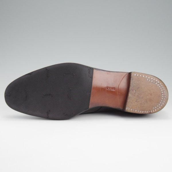 美品★エドワードグリーン UK9.5/US10D【旧工場製★Peal&co/ブルックスブラザーズ別注】プレーントゥ/カーフ/黒/メンズ/EDWARD GREEN★l781