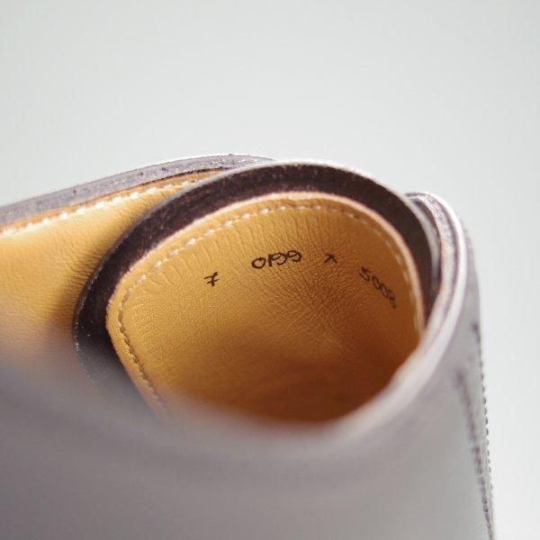 極美品★(仏)ベルルッティ SIZE 7【パティーヌ(NERO GRIGIO)★イミテーション/クォーターブローグ】ヴェネチアレザー/黒/Berluti★l784