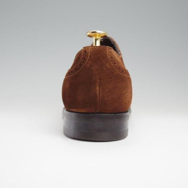 極美品★三陽山長 SIZE 8【定価￥80,300-★十志郎/R2010ラスト】サイドエラスティック/スエード/濃茶/メンズ/Sanyo Yamacho★l785