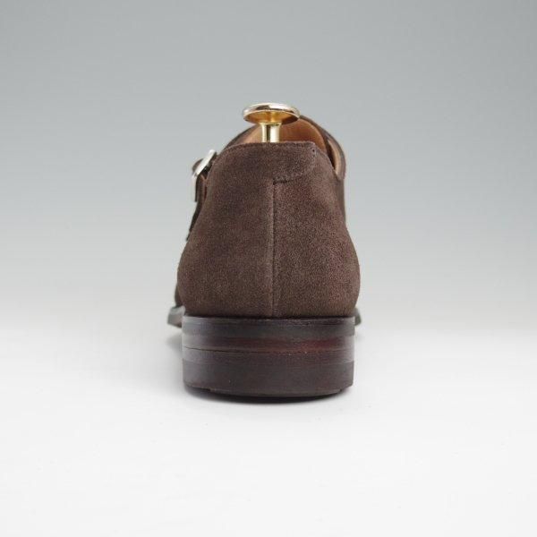 極美品★クロケット&ジョーンズ 6.5E【同系モデル定価￥99,000-★LOWNDES/ダイナイトソール】348ラスト/濃茶/Crockett&Jones★l787