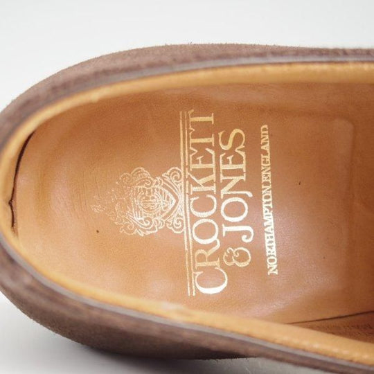 極美品★クロケット&ジョーンズ 6.5E【同系モデル定価￥99,000-★LOWNDES/ダイナイトソール】348ラスト/濃茶/Crockett&Jones★l787