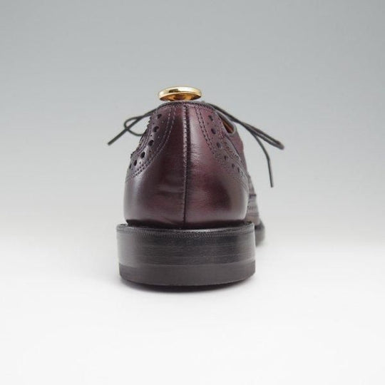 極美品★(米)アレンエドモンズ 6D【現行定価10万円程度★McAllister/フルブローグ】カーフ/赤茶/メンズ/ALLEN EDMONDS★l788