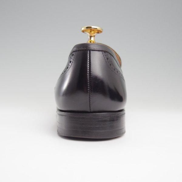 極上★クロケット&ジョーンズ UK9/US9.5D【貴重★ブルックスブラザーズ別注/Peal&co】コインローファー/黒/Crockett&Jones★l789