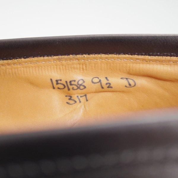 極上★クロケット&ジョーンズ UK9/US9.5D【貴重★ブルックスブラザーズ別注/Peal&co】コインローファー/黒/Crockett&Jones★l789