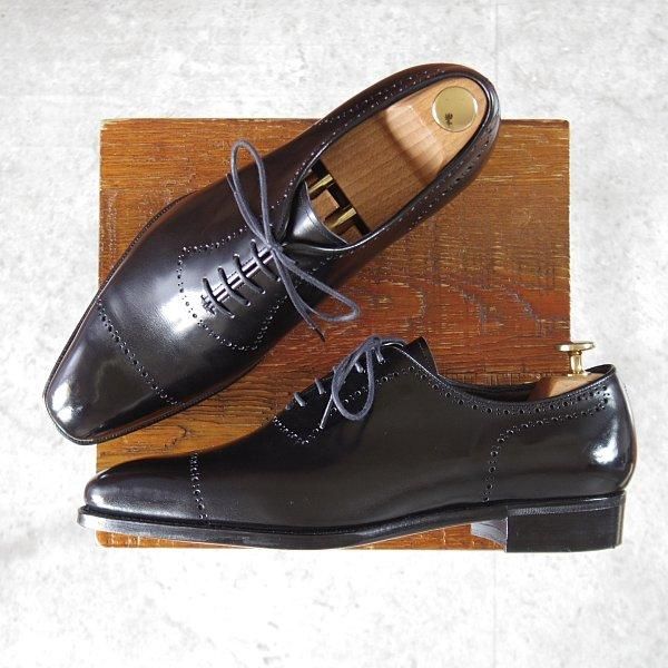 【高額売筋】 極美品☆三陽山長 SIZE 8【☆舞之介/R309ラスト】ホールカット 靴