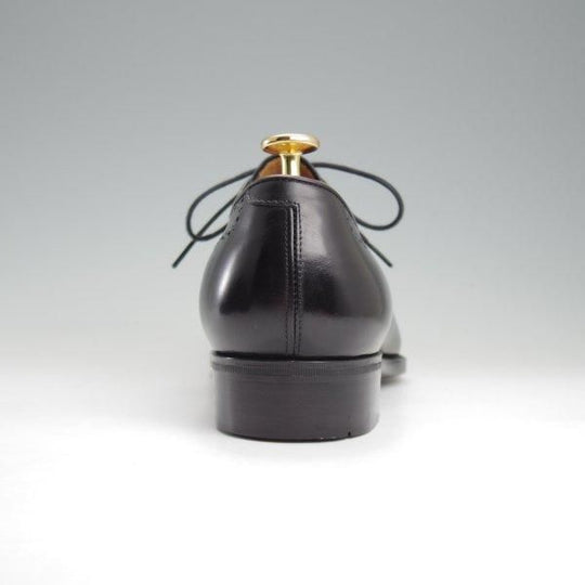 極美品★三陽山長 SIZE 8【★舞之介/R309ラスト】ホールカット/クォーターブローグ/カーフ/黒/メンズ/MAINOSUKE/Sanyo Yamacho★l790