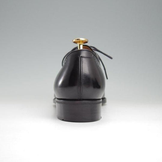 極美品★三陽山長 SIZE 8【★舞之介/R309ラスト】ホールカット/クォーターブローグ/カーフ/黒/メンズ/MAINOSUKE/Sanyo Yamacho★l790