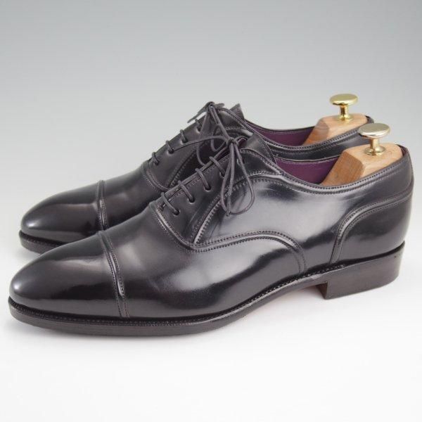 極美品★(スペイン製)カルミナ SIZE 7.5【定価￥123,120-★コードバン/トレーディングポスト別注】ストレートチップ/黒/CARMINA★l791