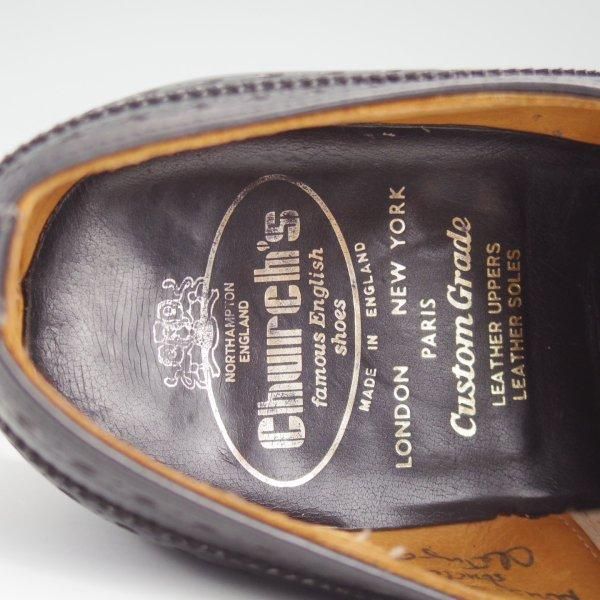 極上★チャーチ 70F/UK7【現行定価￥176,000-★旧チャーチ/73ラスト/CHETWYND】チェットウィンド/フルブローグ/カーフ/黒/Church's★l792