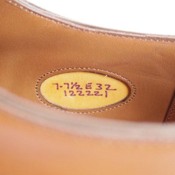 極美品★エドワードグリーン 7E【定価￥273,900-★ドーバー/DOVER/32ラスト】スキンステッチ/Uチップ/カーフ/濃茶/EDWARD GREEN★l800