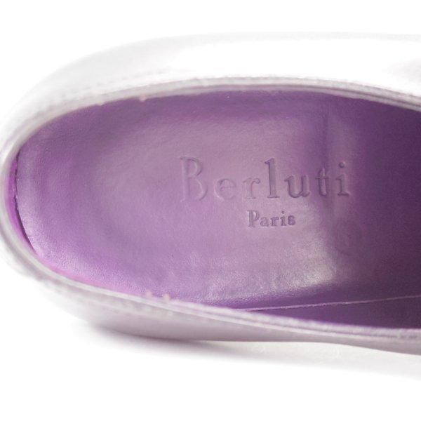 美品★(仏)ベルルッティ SIZE 7【モデル定価￥353,100-★アレッサンドロ/ALESSANDRO】ヴェネチアレザー/ホールカット/黒系/Berluti★l801