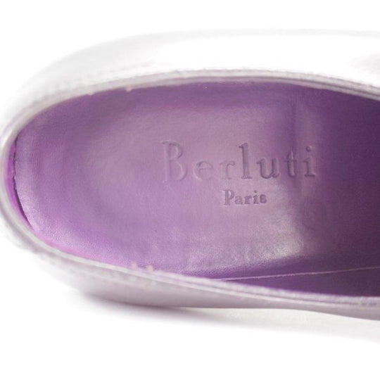 美品★(仏)ベルルッティ SIZE 7【モデル定価￥353,100-★アレッサンドロ/ALESSANDRO】ヴェネチアレザー/ホールカット/黒系/Berluti★l801