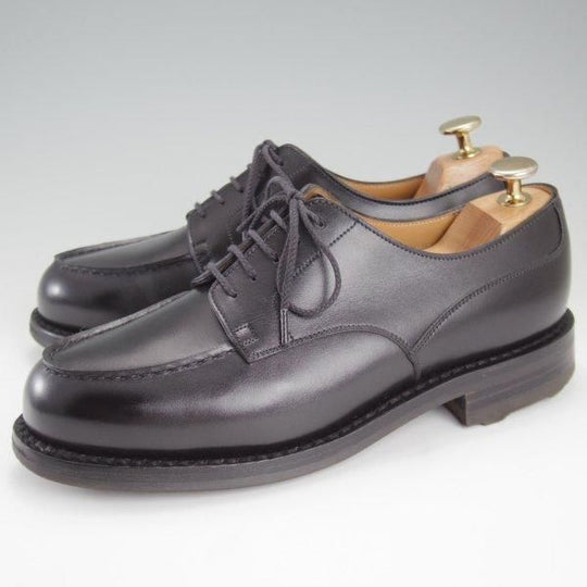 極上★J.M.ウエストン 5E【定価￥168,300-★ゴルフ/GOLF】641/31ラスト/Uチップ/ボックスカーフ/黒/メンズ/Weston/ウェストン★l802