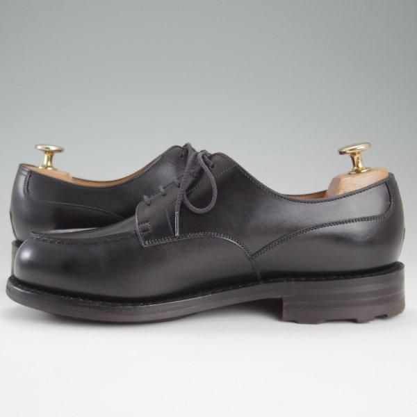 極上★J.M.ウエストン 5E【定価￥168,300-★ゴルフ/GOLF】641/31ラスト/Uチップ/ボックスカーフ/黒/メンズ/Weston/ウェストン★l802