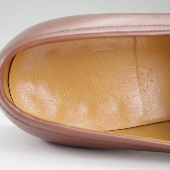 極美品★J.M.ウエストン 7D【定価￥151,800-★180/コインローファー】41ラスト/ボックスカーフ/タン/茶/Weston/ウェストン★l803