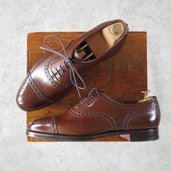 中古｜クロケット&ジョーンズ【セミブローグ/濃茶】｜studio.CBR