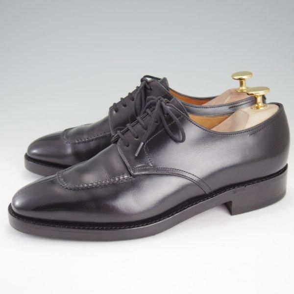 極上★ジョンロブ 5D【高額★スキンステッチ仕様/8896ラスト/BORDER】ボーダー/Uチップ/カーフ/黒/メンズ/JOHN LOBB★l806