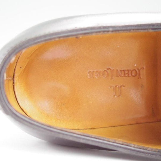 極上★ジョンロブ 5D【高額★スキンステッチ仕様/8896ラスト/BORDER】ボーダー/Uチップ/カーフ/黒/メンズ/JOHN LOBB★l806