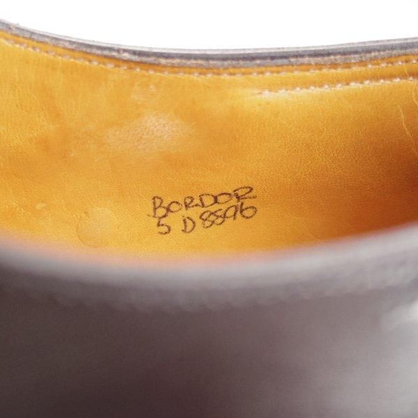 極上★ジョンロブ 5D【高額★スキンステッチ仕様/8896ラスト/BORDER】ボーダー/Uチップ/カーフ/黒/メンズ/JOHN LOBB★l806