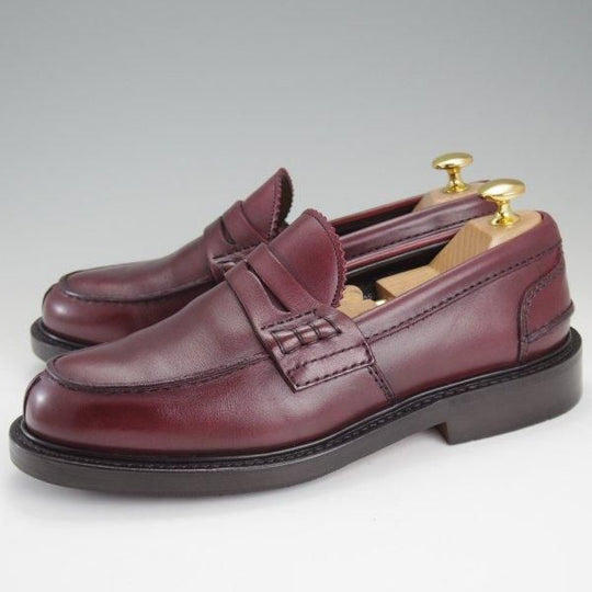 極美品★チャーチ 55F/UK5.5【貴重オーダー品★MTO価格20万円程度/プレステージカーフ仕様】126/コインローファー/赤茶/Church's★l807