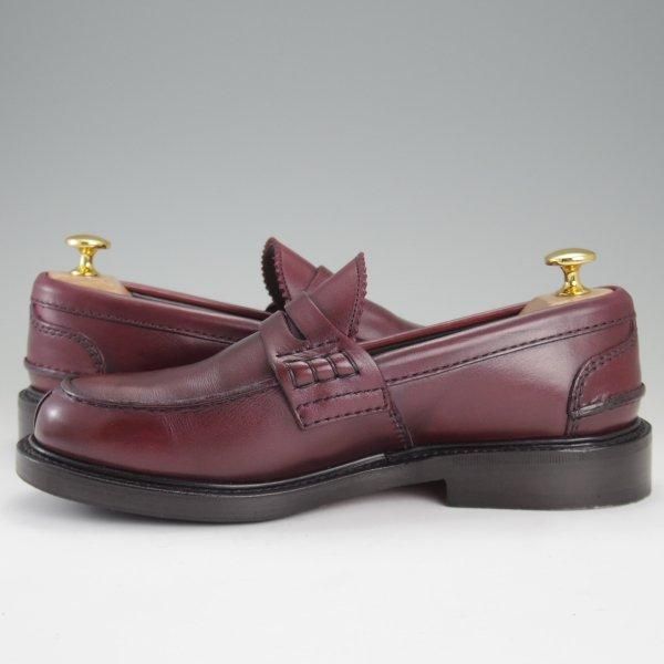 極美品★チャーチ 55F/UK5.5【貴重オーダー品★MTO価格20万円程度/プレステージカーフ仕様】126/コインローファー/赤茶/Church's★l807