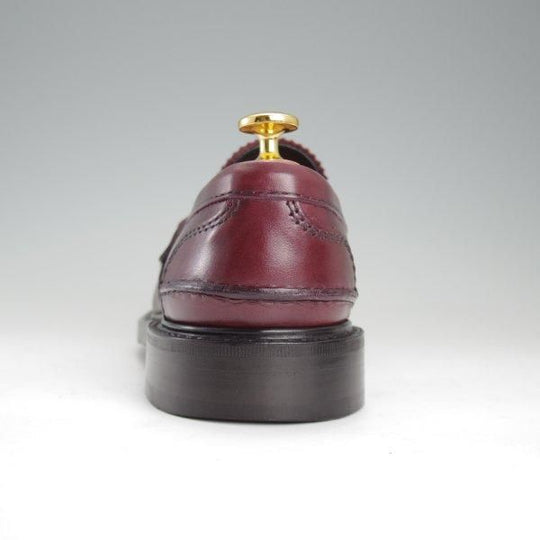 極美品★チャーチ 55F/UK5.5【貴重オーダー品★MTO価格20万円程度/プレステージカーフ仕様】126/コインローファー/赤茶/Church's★l807