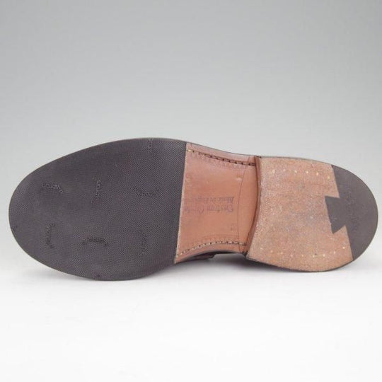 極美品★チャーチ 55F/UK5.5【貴重オーダー品★MTO価格20万円程度/プレステージカーフ仕様】126/コインローファー/赤茶/Church's★l807