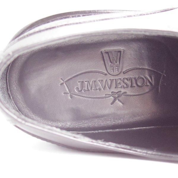 極美品★J.M.ウエストン SIZE 5.5【現行モデル定価￥165,000-★ユージーンゴルフ/Eugene Golf/926】Uチップ/黒/Weston/ウェストン★l809