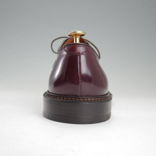 極美品★オールデン 8E【定価￥184,800-★コードバン仕様/990】バリーラスト/プレーントゥ/#8/バーガンディー/赤茶/メンズ/ALDEN★l810