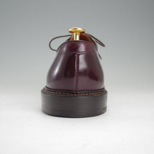 極美品★オールデン 8E【定価￥184,800-★コードバン仕様/990】バリーラスト/プレーントゥ/#8/バーガンディー/赤茶/メンズ/ALDEN★l810