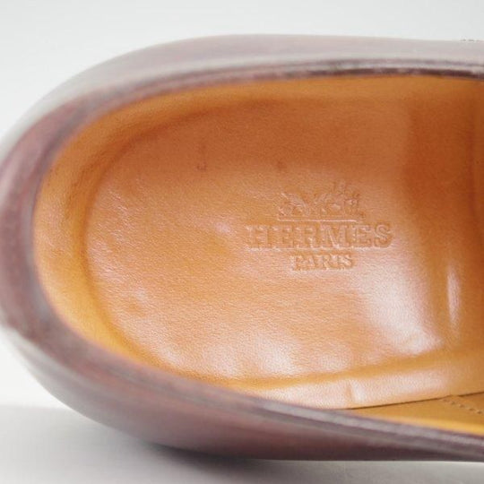 ★ジョンロブ SIZE 42.5/UK8程度【貴重★(仏)エルメス別注/HERMES/ミュージアムカーフ】H103ラスト/JARVIS/モンク/濃茶/JOHN LOBB★l812
