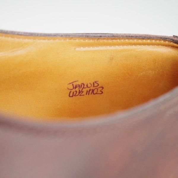 ★ジョンロブ SIZE 42.5/UK8程度【貴重★(仏)エルメス別注/HERMES/ミュージアムカーフ】H103ラスト/JARVIS/モンク/濃茶/JOHN LOBB★l812