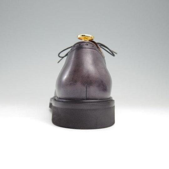 極美品★(仏)ベルルッティ SIZE 7【定価￥280,500-★アプロム/ヴェネチアレザー/プレーントゥ】MEDIUM FLANEL/黒系/Berluti★l813