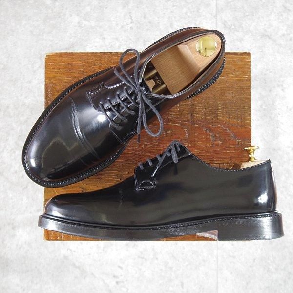 極上★チャーチ 70F/UK7【定価￥181,500-★シャノン/SHANNON】103ラスト/プレーントゥ/黒/メンズ/Church's★l815