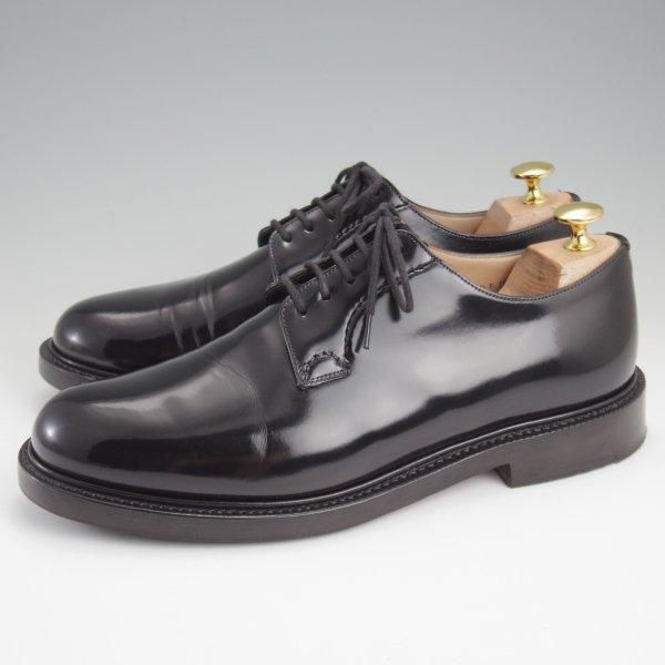 極上★チャーチ 70F/UK7【定価￥181,500-★シャノン/SHANNON】103ラスト/プレーントゥ/黒/メンズ/Church's★l815