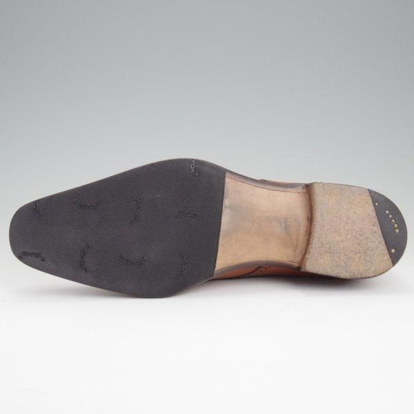 極上★(東欧)VASS/ヴァーシュ SIZE 40.5【現行定価15万円以上★純正シューツリー付/Vフロント】Kラスト/カーフ/茶/メンズ★l818