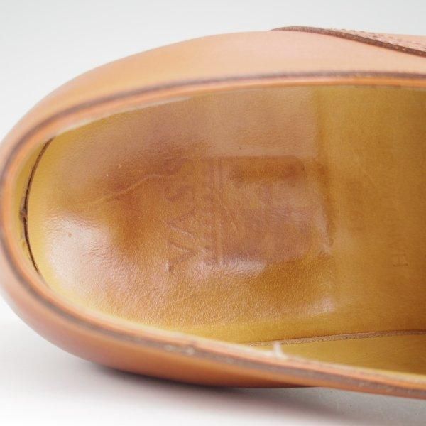 極上★(東欧)VASS/ヴァーシュ SIZE 40.5【現行定価15万円以上★純正シューツリー付/Vフロント】Kラスト/カーフ/茶/メンズ★l818