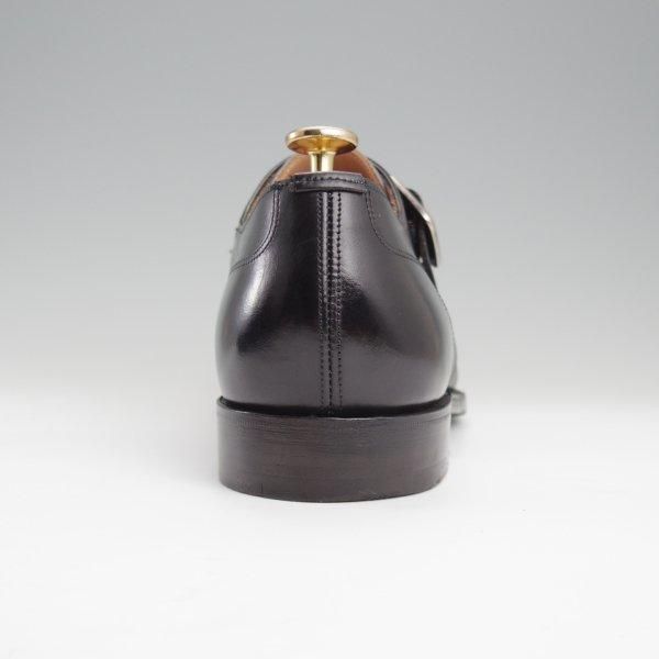 美品★(英)チーニー 7F【現定価7.4万円程度★シティコレクション/MOORGATE】11028ラスト/モンクストラップ/カーフ/黒/CHEANEY★l820