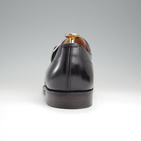 美品★(英)チーニー 7F【現定価7.4万円程度★シティコレクション/MOORGATE】11028ラスト/モンクストラップ/カーフ/黒/CHEANEY★l820