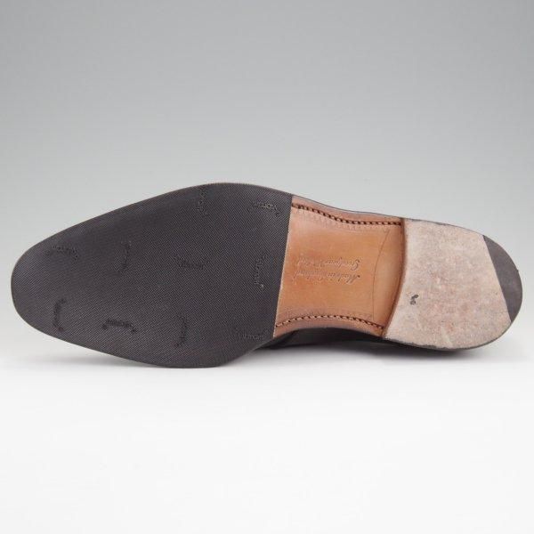 美品★(英)チーニー 7F【現定価7.4万円程度★シティコレクション/MOORGATE】11028ラスト/モンクストラップ/カーフ/黒/CHEANEY★l820