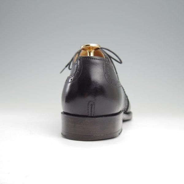 極上★(東欧)VASS/ヴァーシュ SIZE 40【モデル定価￥159,500-★純正シューツリー付/Budapest/P2ラスト】フルブローグ/カーフ/黒★l821