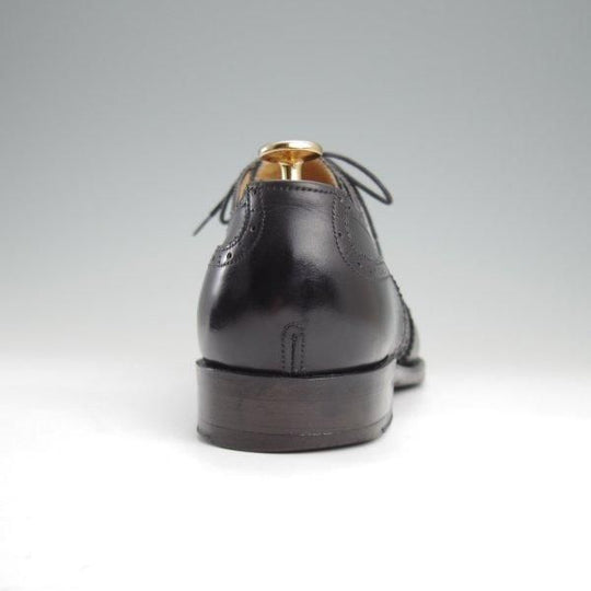 極上★(東欧)VASS/ヴァーシュ SIZE 40【モデル定価￥159,500-★純正シューツリー付/Budapest/P2ラスト】フルブローグ/カーフ/黒★l821